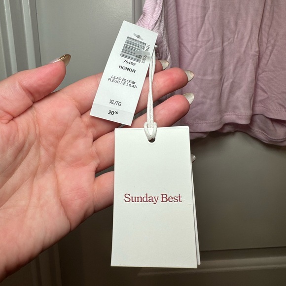 Sunday best pink XL crop tank NWT - Picture 5 of 8